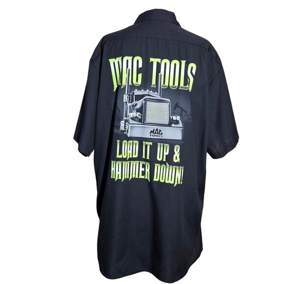 MAC Tools Load it up Hammer Down Button Down Shirt Size XL - Picture 2 of 3